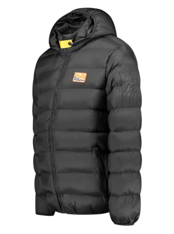 Geographical Norway Doorgestikte jas "Avalanche" zwart