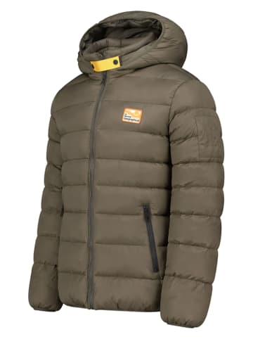 Geographical Norway Doorgestikte jas "Avalanche" kaki