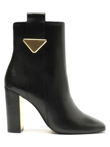 Schutz Leder-Stiefeletten in Schwarz