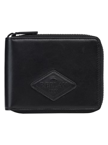 Replay Geldbörse in Schwarz - (B)20 x (H)9 cm