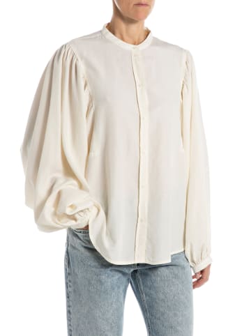 Replay Bluse in Creme