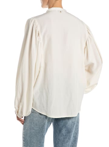 Replay Bluse in Creme