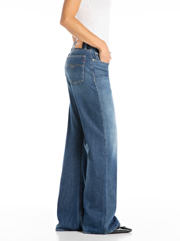 Replay Spijkerbroek - flared fit - blauw
