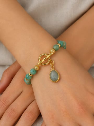 L'Atelier de Gaia Vergulde armband met hanger
