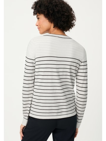 Olsen Cardigan in Weiß/ Schwarz