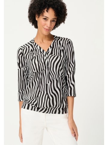 Olsen Blouse wit/zwart