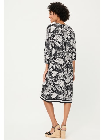Olsen Jurk zwart/grijs
