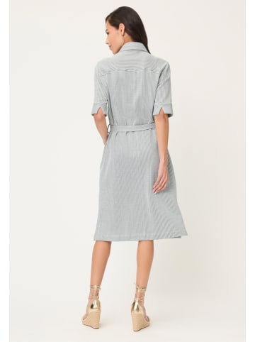 Olsen Kleid in Weiß/ Khaki