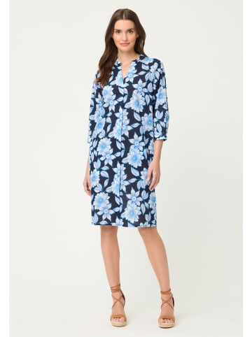 Olsen Kleid in Hellblau/ Dunkelblau