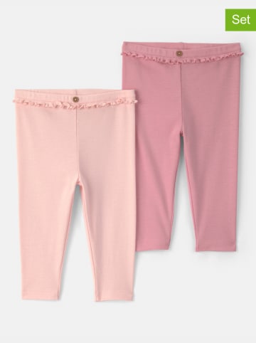 carter's Legginsy (2 pary) w kolorze jasnoróżowym