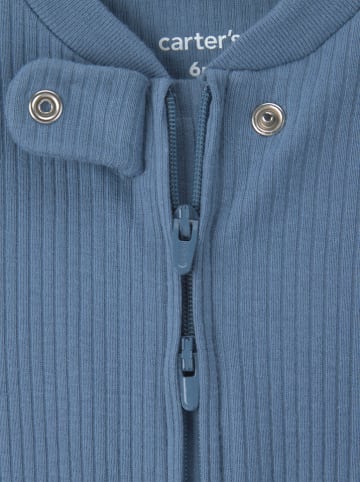 carter's 2er-Set: Strampler in Blau/ Beige