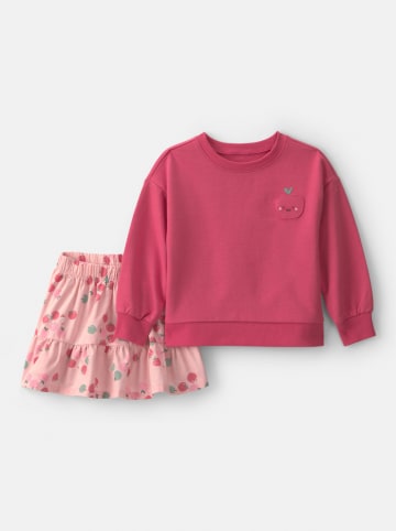 carter's 2-delige outfit roze/lichtroze