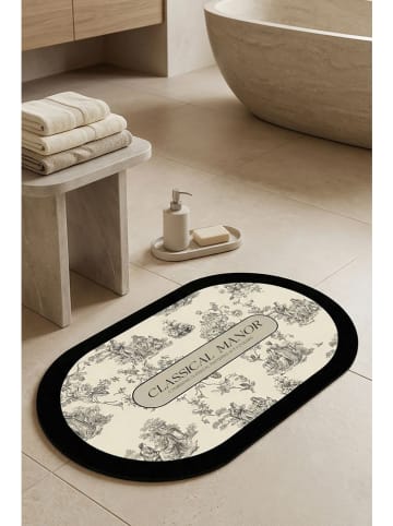 Elizabed Badvorleger in Creme/ Schwarz