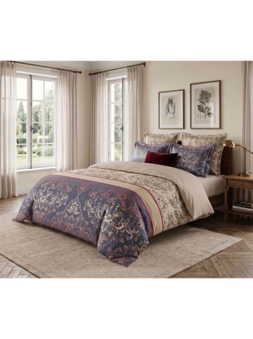 Elizabed Beddengoedset "Legend" blauw/beige