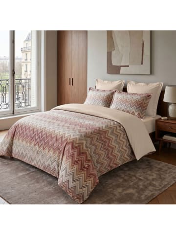 Elizabed Bettwäsche-Set "Margot" in Beige/ Orange