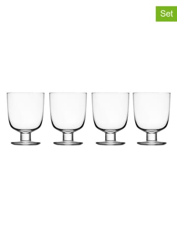 iittala 4er-Set: Gläser "Lempi" in Transparent - 340 ml