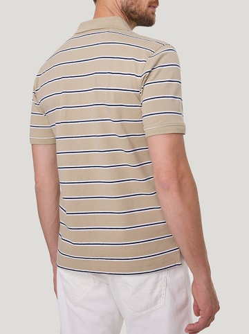 Pierre Cardin Koszulka polo w kolorze beżowo-czarnym