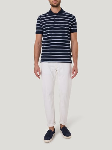 Pierre Cardin Poloshirt donkerblauw/wit