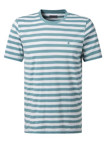 Pierre Cardin Shirt in Blau/ Weiß