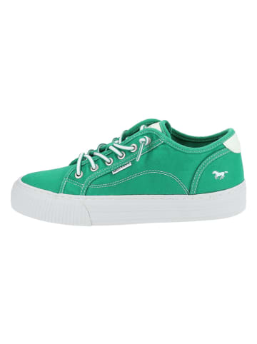 MUSTANG SHOES Sneakersy w kolorze zielonym