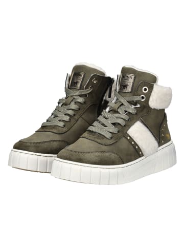 MUSTANG SHOES Sneakersy w kolorze khaki