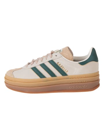 adidas Sneakers "Gazelle Bold Magic" in Beige/ Grün