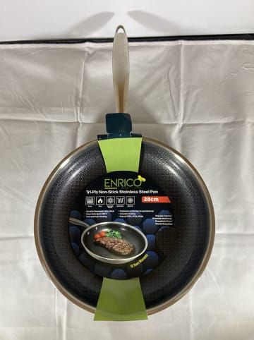 mesa Patelnia "Enrico" w kolorze srebrnym - Ø 28 cm