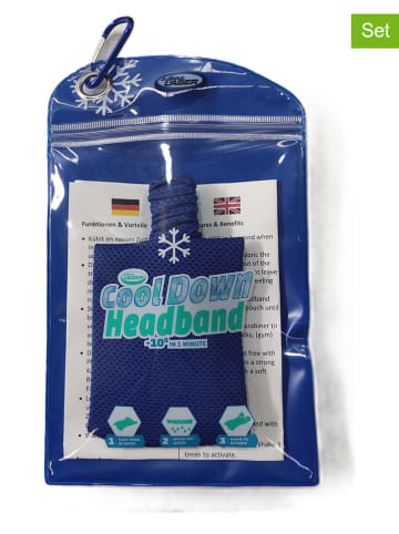 mesa 2-delige set: koelende hoofdbanden blauw