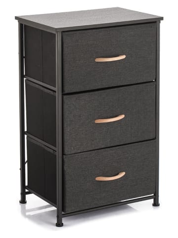 mesa Komoda w kolorze czarnym - 45 x 73 x 30 cm