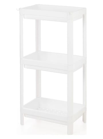 mesa Standregal in Weiß - (B)35,5 x (H)70,5 x (T)23 cm