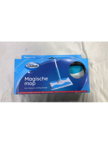 mesa Bodenwischer "Push To Go" in Hellblau/ Weiß - (H)120 cm