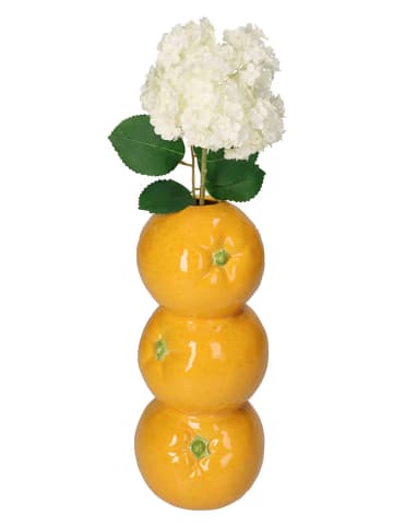 Kersten Vaas "Orange" oranje - (H)19 x Ø 8 cm