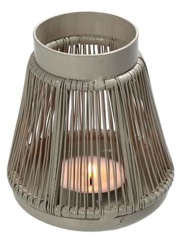 Kersten Windlicht beige - (H)9 x Ø 8 cm