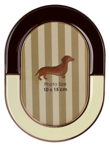 Kersten Bilderrahmen in Creme/ Schwarz - (B)13,8 x (H)18,8 cm