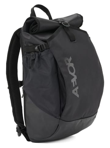 AEVOR Rucksack "Roll Pack Proof" in Schwarz - (B)30 x (H)51 x (T)16 cm