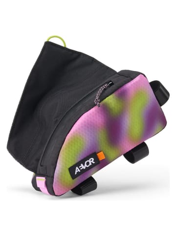 AEVOR Fahrradtasche "UBG" in Lila/ Grün/ Grau - (B)21,5 x (H)10 x (T)5,5 cm