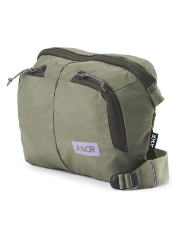 AEVOR Umhängetasche in Khaki - (B)26 x (H)18 x (T)8 cm