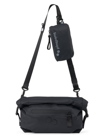 PinqPonq Umhängetasche "Aksel" in Schwarz - (B)31 x (H)18 x (T)10 cm