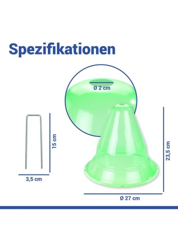 Maximex 6er-Set Anzuchtglocken in Grün