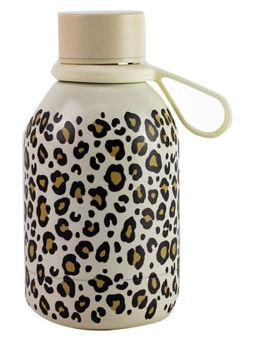 Yoko Design Butelka termiczna "Blush" w kolorze jasnobrązowo-czarno-białym - 500 ml