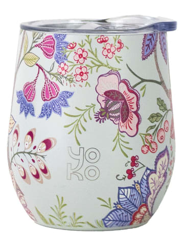 Yoko Design Thermobeker "Bohemian" mintgroen/paars - 250 ml