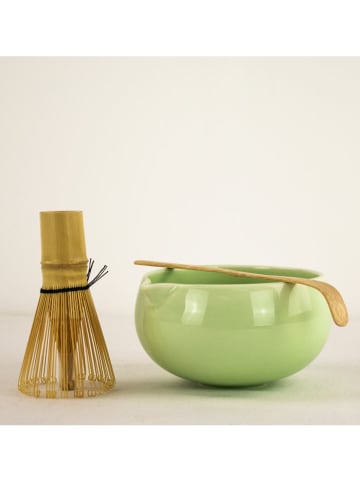 Yoko Design 4-częściowy zestaw "Classic" w kolorze zielonym do matchy