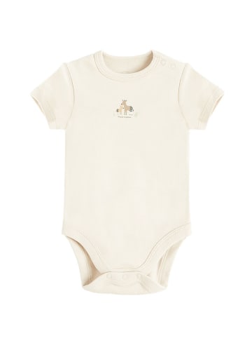 COOL CLUB 4-delige set: rompers beige/wit
