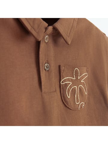 COOL CLUB Poloshirt in Hellbraun