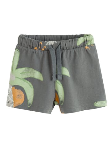 COOL CLUB 2er-Set: Shorts in Grau/ Grün
