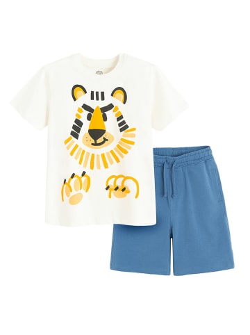 COOL CLUB 2tlg. Outfit in Weiß/ Blau