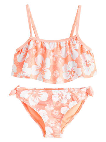 COOL CLUB Bikini w kolorze pomarańczowo-białym