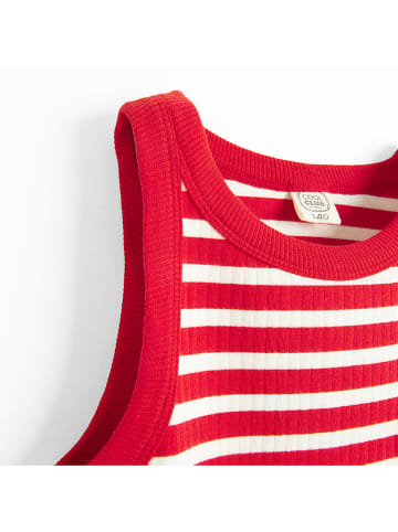 COOL CLUB Jurk rood/wit