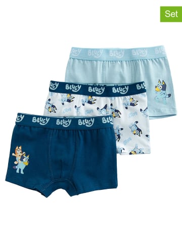 COOL CLUB 3-delige set: boxershorts donkerblauw/wit/lichtblauw