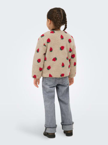 KIDS ONLY Kurtka pluszowa "Hoky" w kolorze beżowym